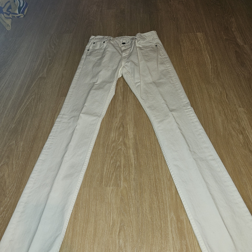Womena Slim Fit White Jeans